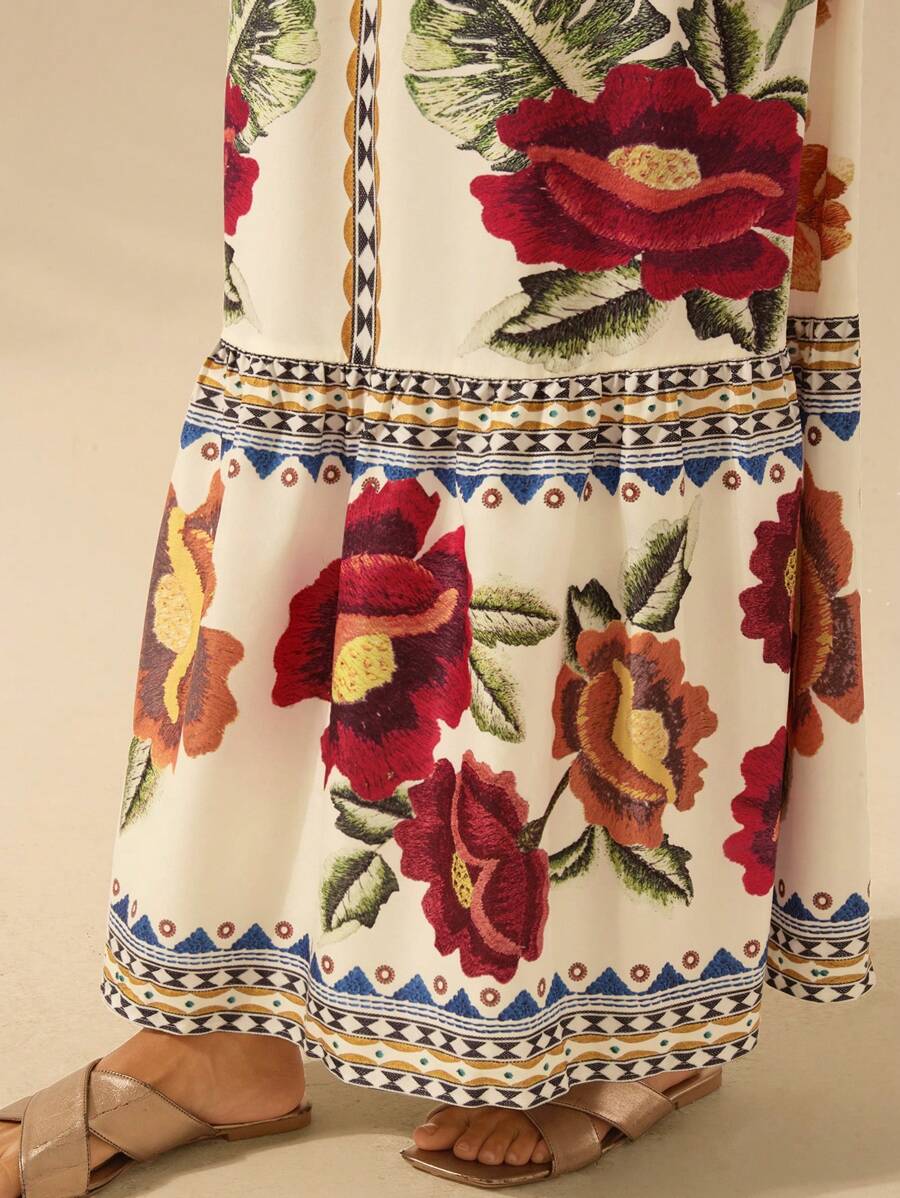 Lillian™ | Floral Holiday Dress