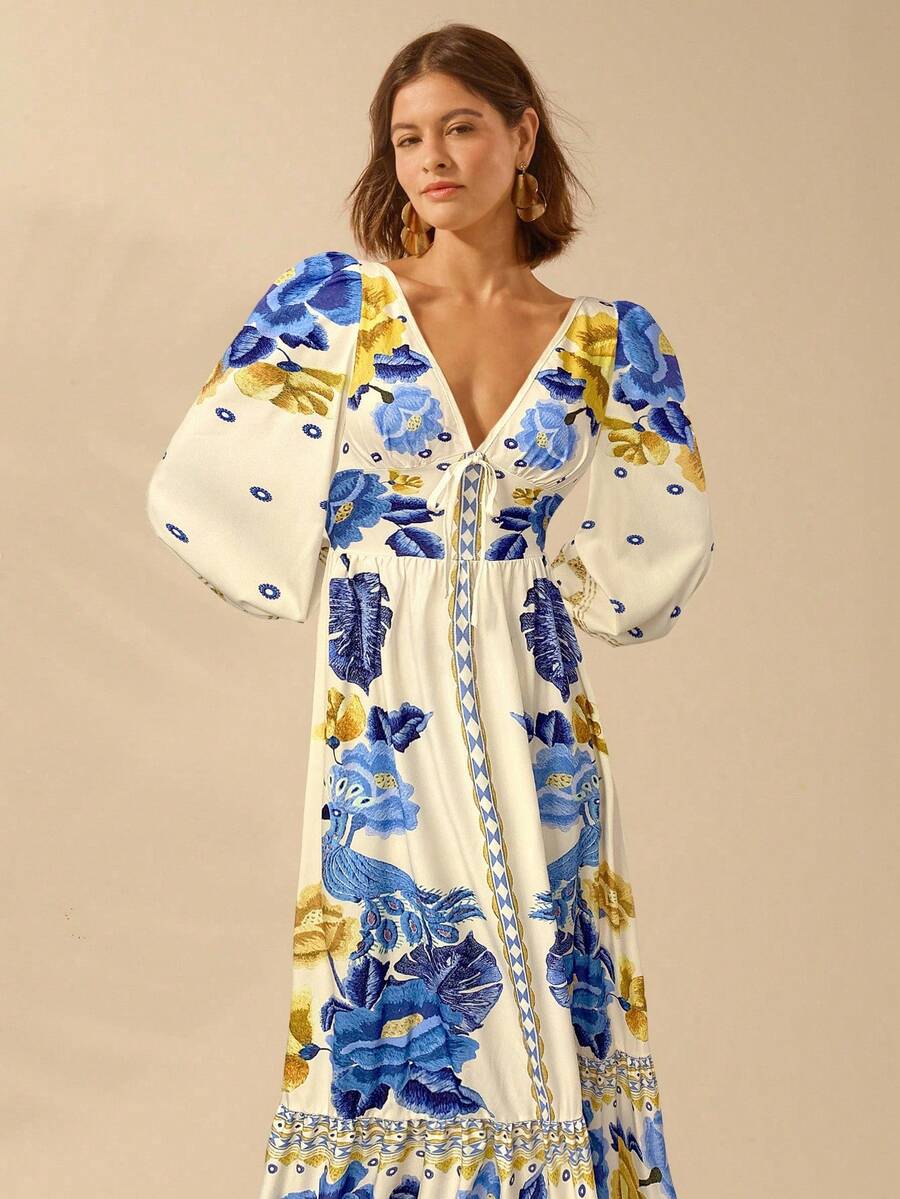 Lillian™ | Floral Holiday Dress