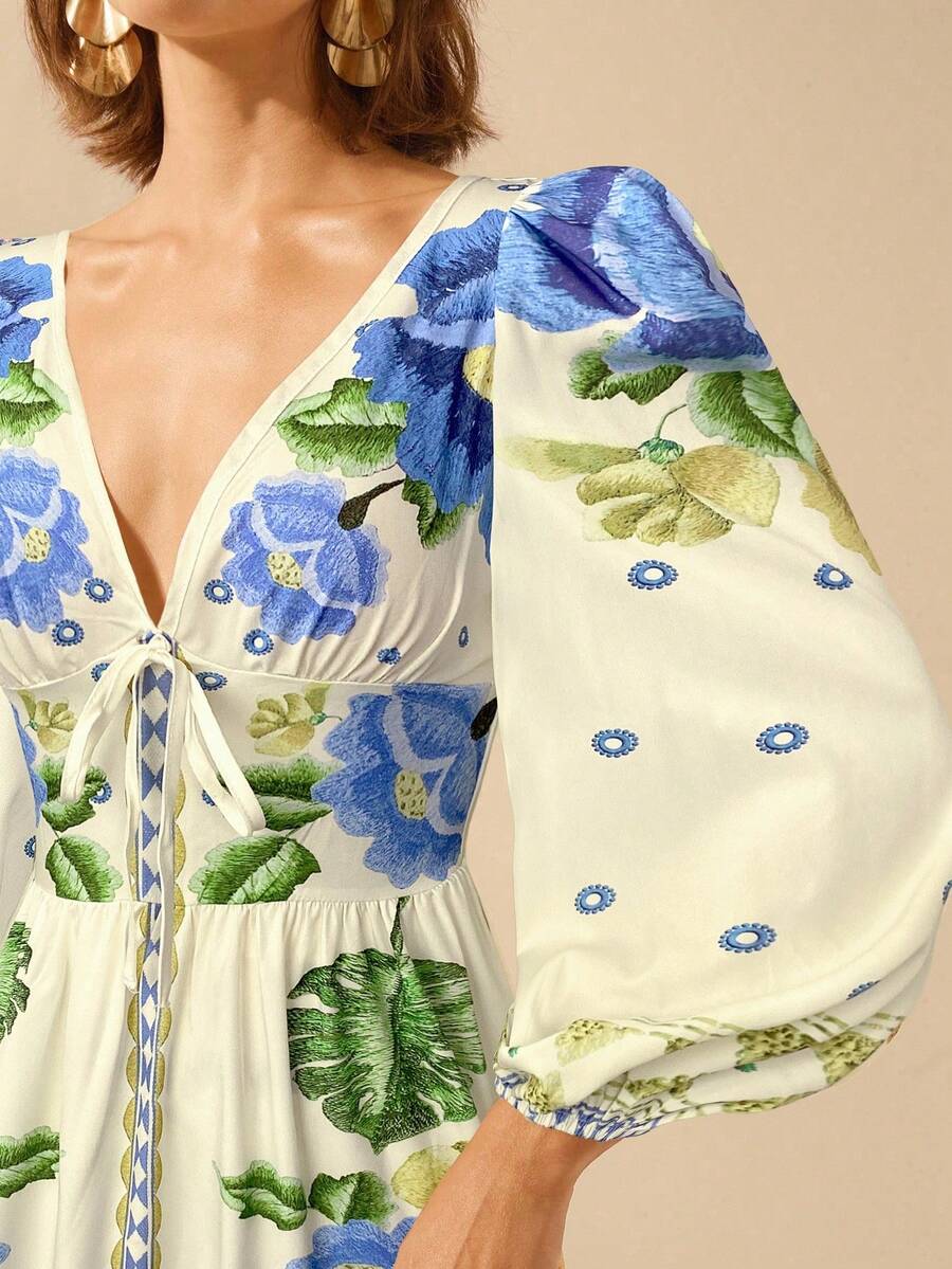 Lillian™ | Floral Holiday Dress