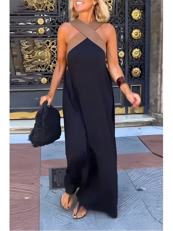 Esther - Halterneck Maxi Dress