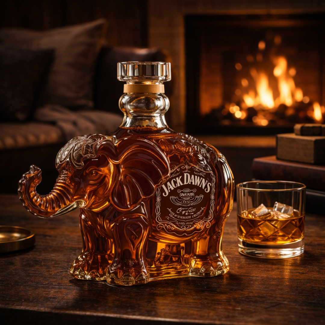 Jack Daniel's Whisky Bottle - Elephant Edition