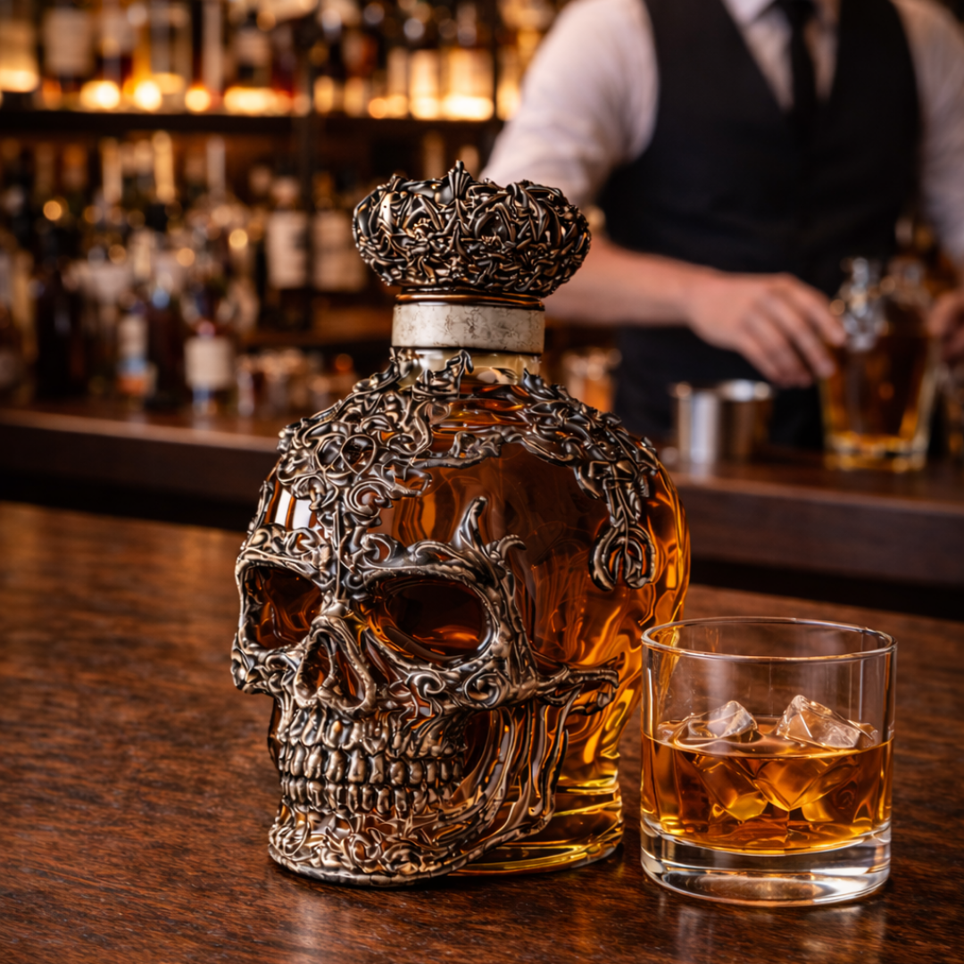 Whisky Bottle - Skulls Edition