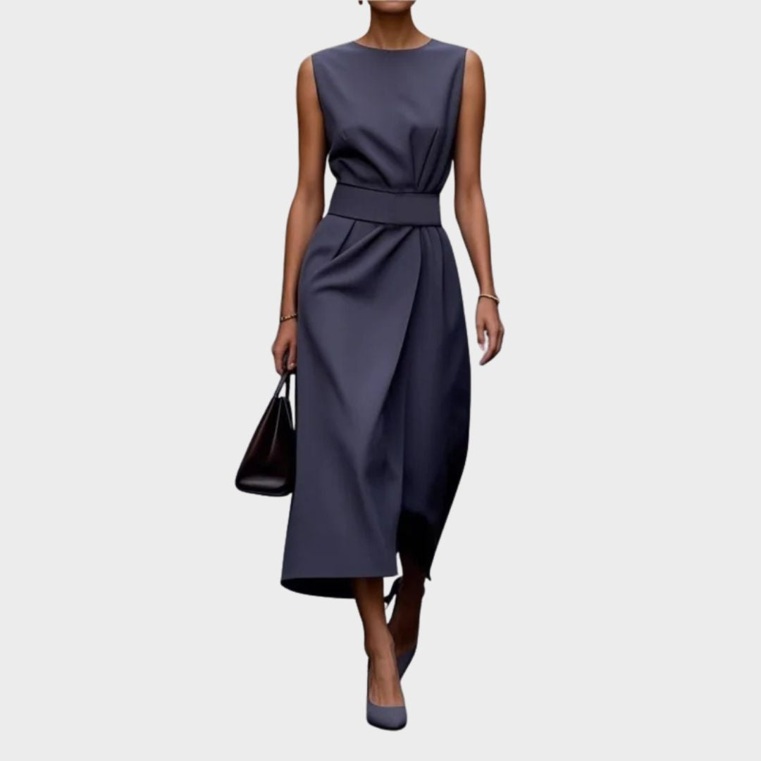 Aubrielle™ | Elegant Round Neck Dress