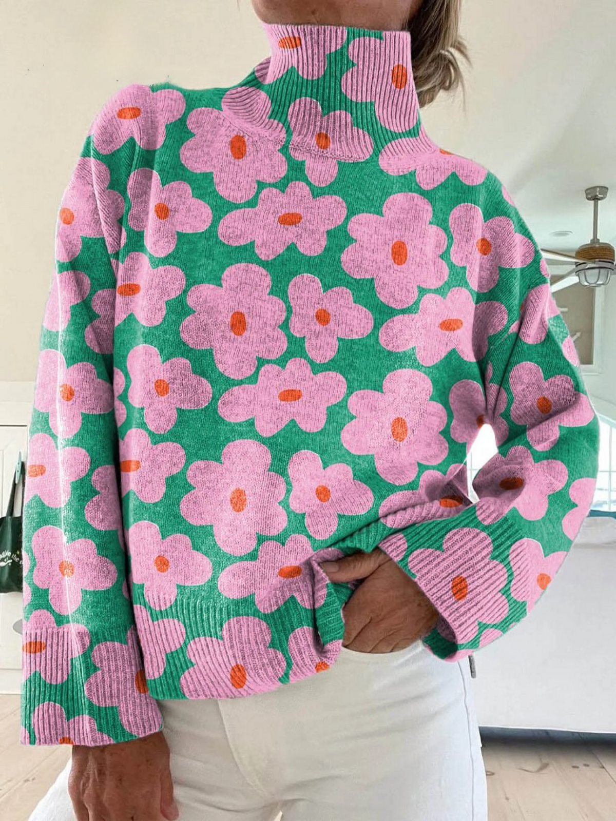 Florence™ Floral Knit Sweater