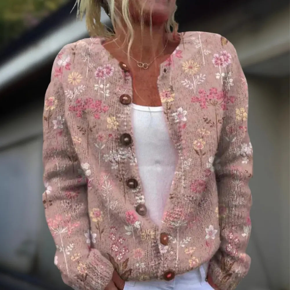 Anja™ | Knitted Vest with Print