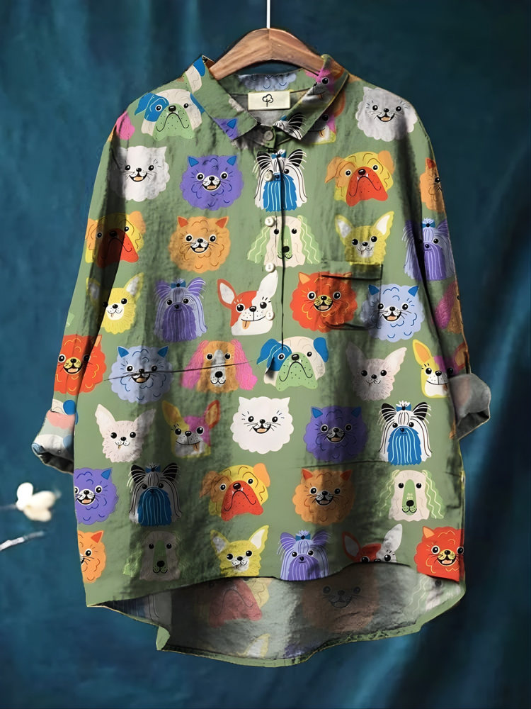 Tresha™ Playful Print Blouse