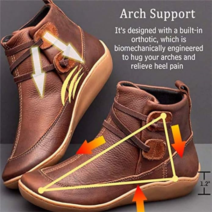 Tiana™ | Soft Ortho Vegan Leather Boots