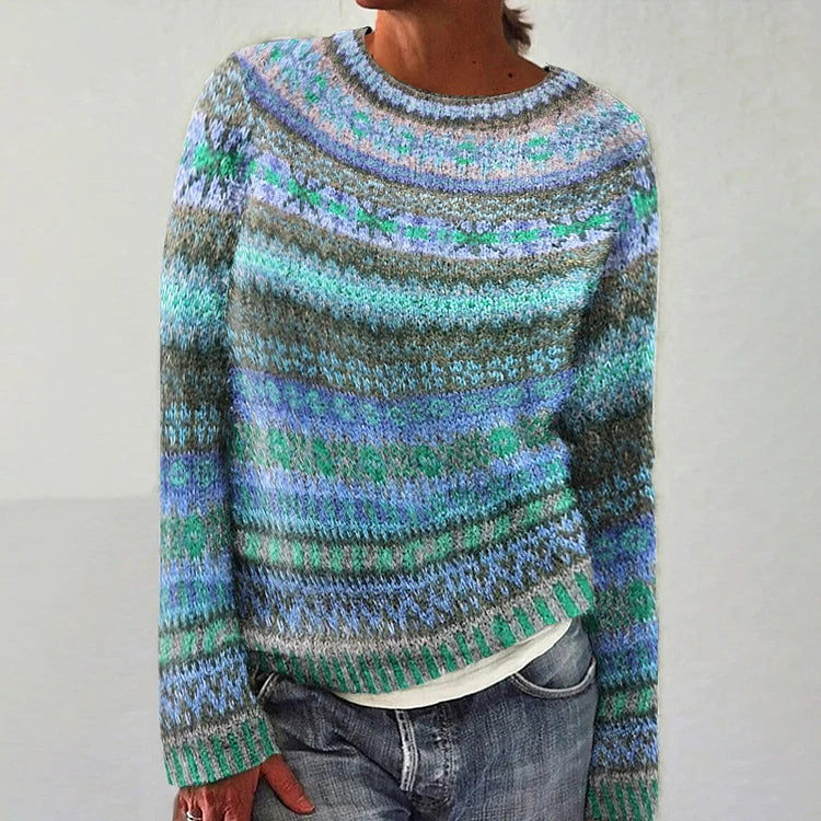 Audrey™| Vintage Icelandic Wool Jumper