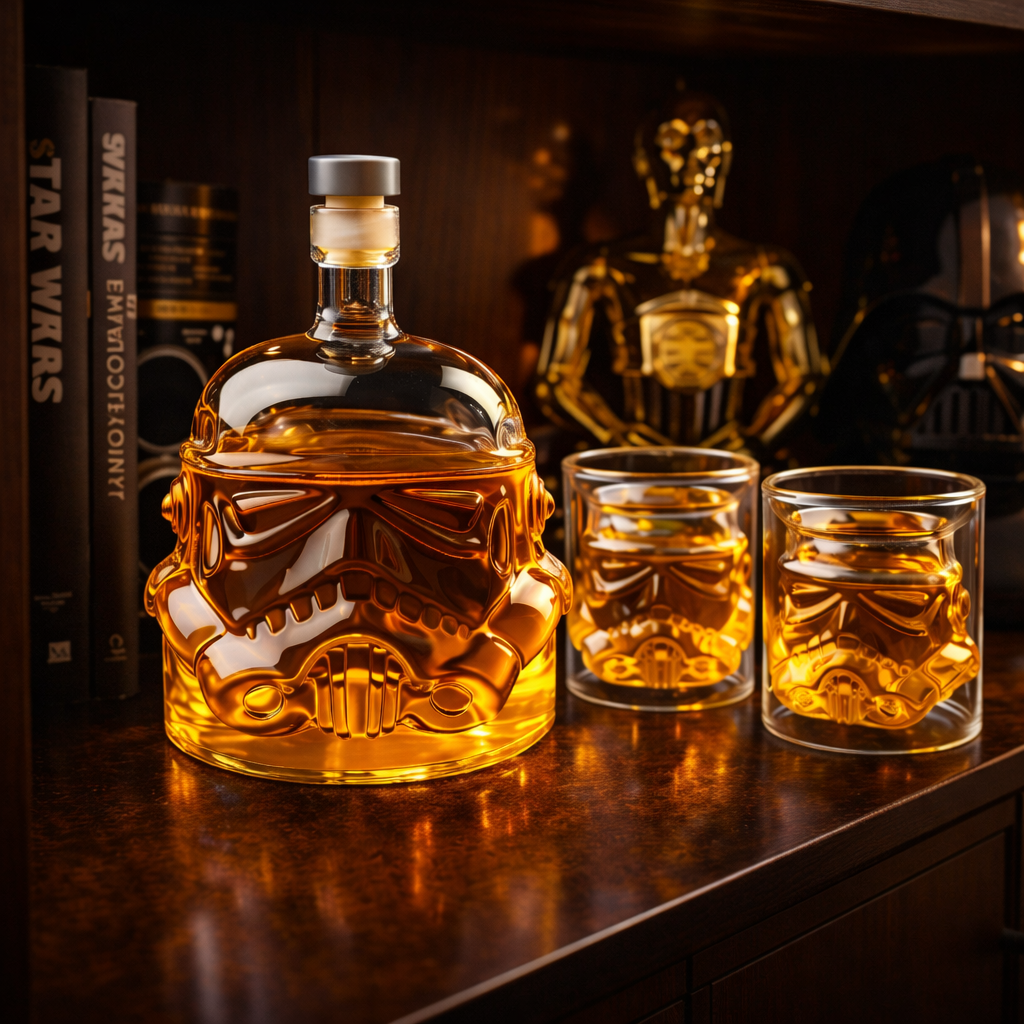 Whisky Bottle - Set Bottle and Glasses Edition