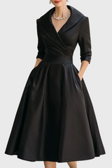Rosa - Elegant Midi Dress
