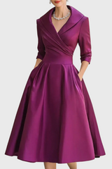 Rosa - Elegant Midi Dress