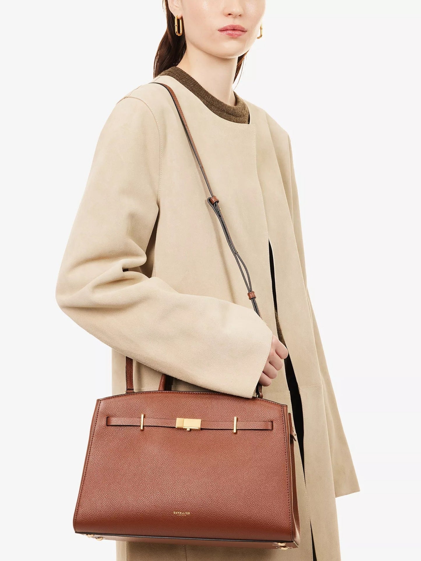 Amélisse - Stylish Midi Leather Bag