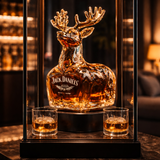 Jack Daniel's Whisky Bottle - Reindeer Edition