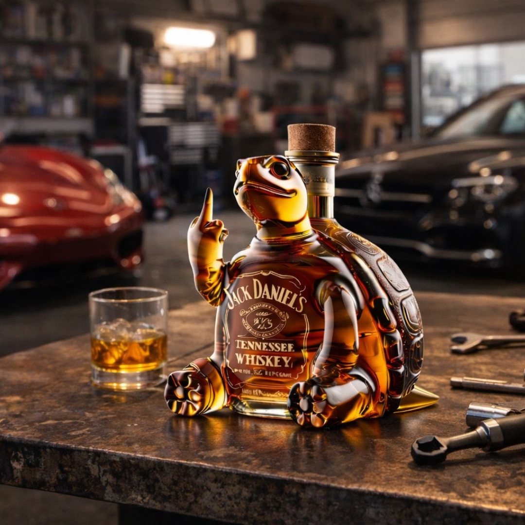 Jack Daniel's Whisky Bottle - Turtle Edition