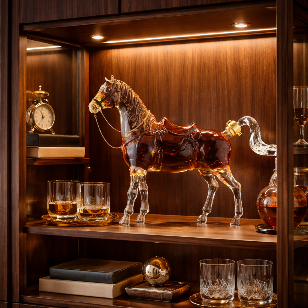 Whiskey Bottle - Horse Edition
