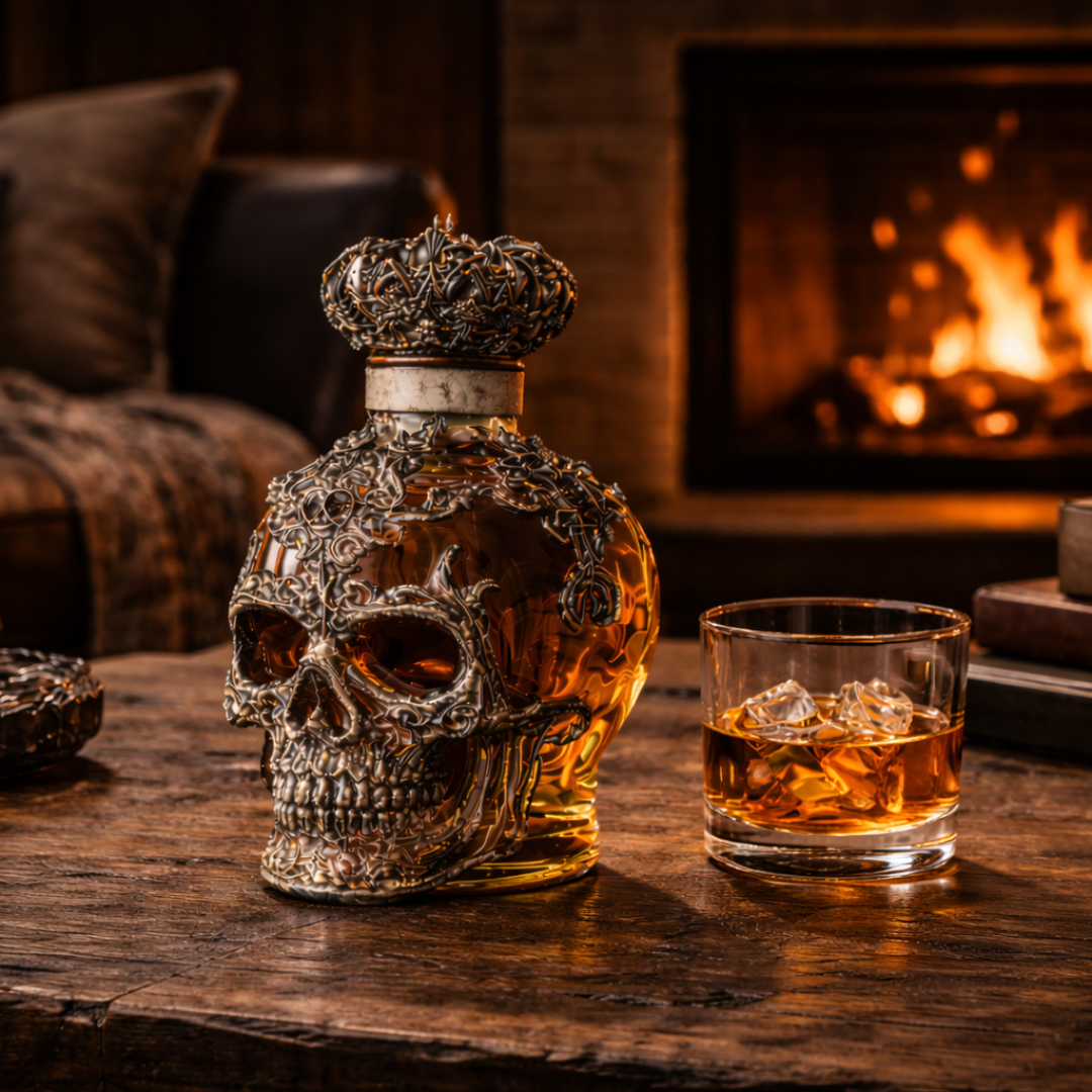 Whisky Bottle - Skulls Edition