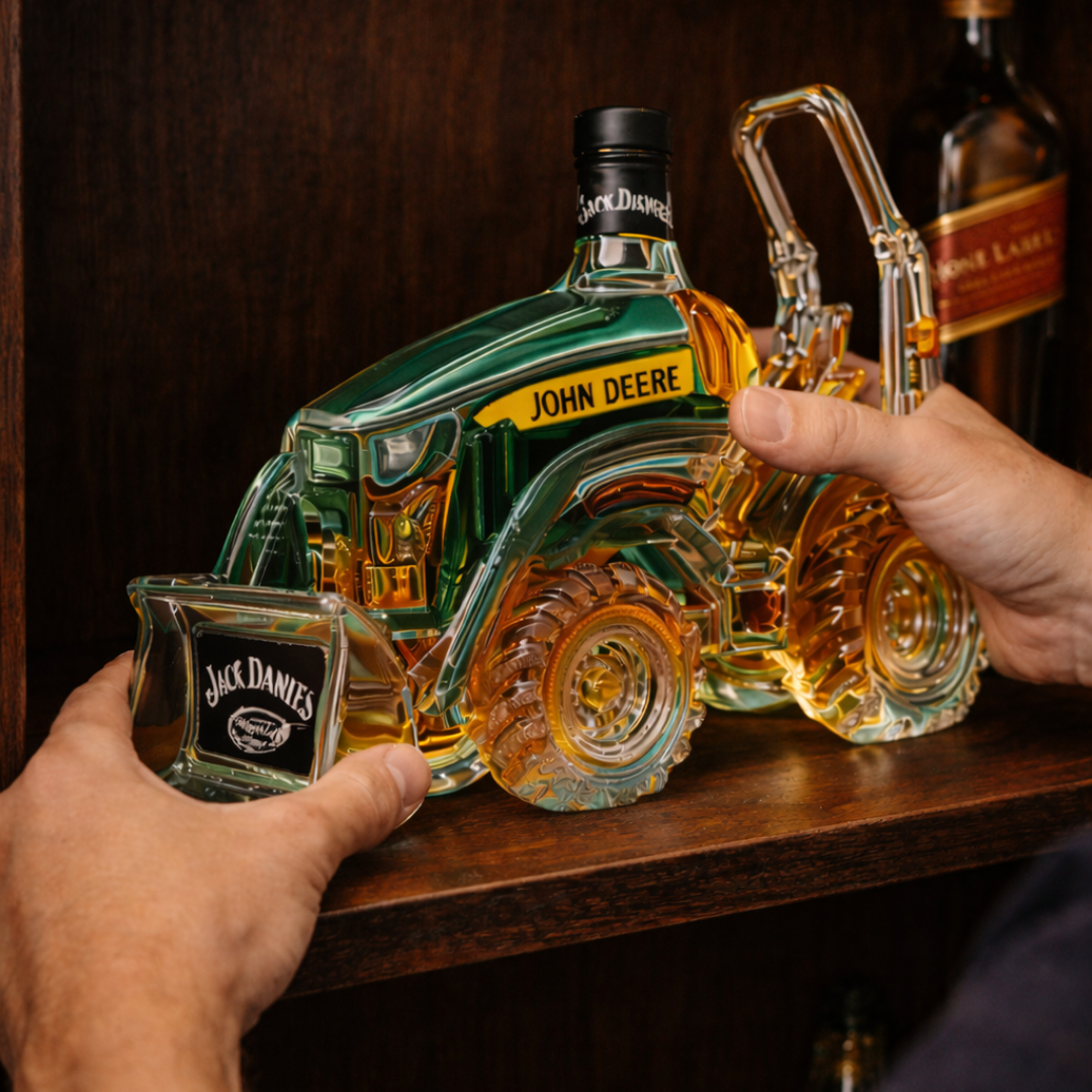 Jack Daniel's Whisky Bottle - Tractor Edition