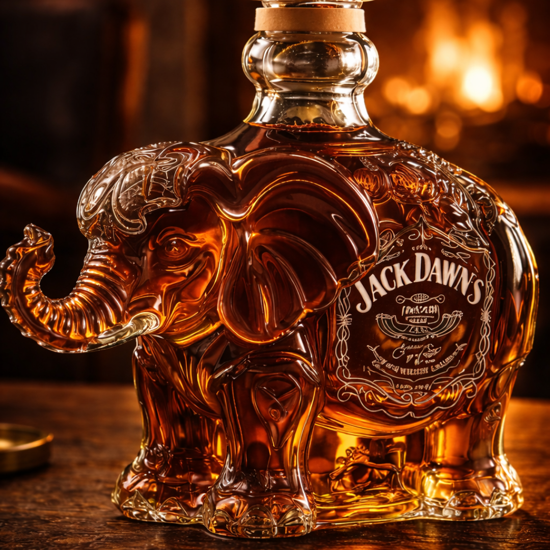 Jack Daniel's Whisky Bottle - Elephant Edition
