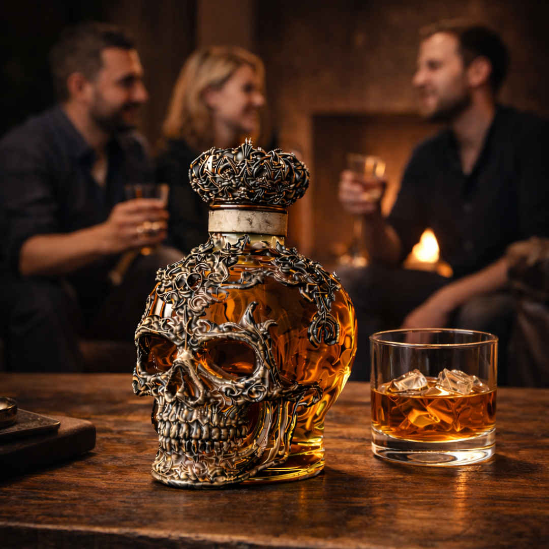 Whisky Bottle - Skulls Edition