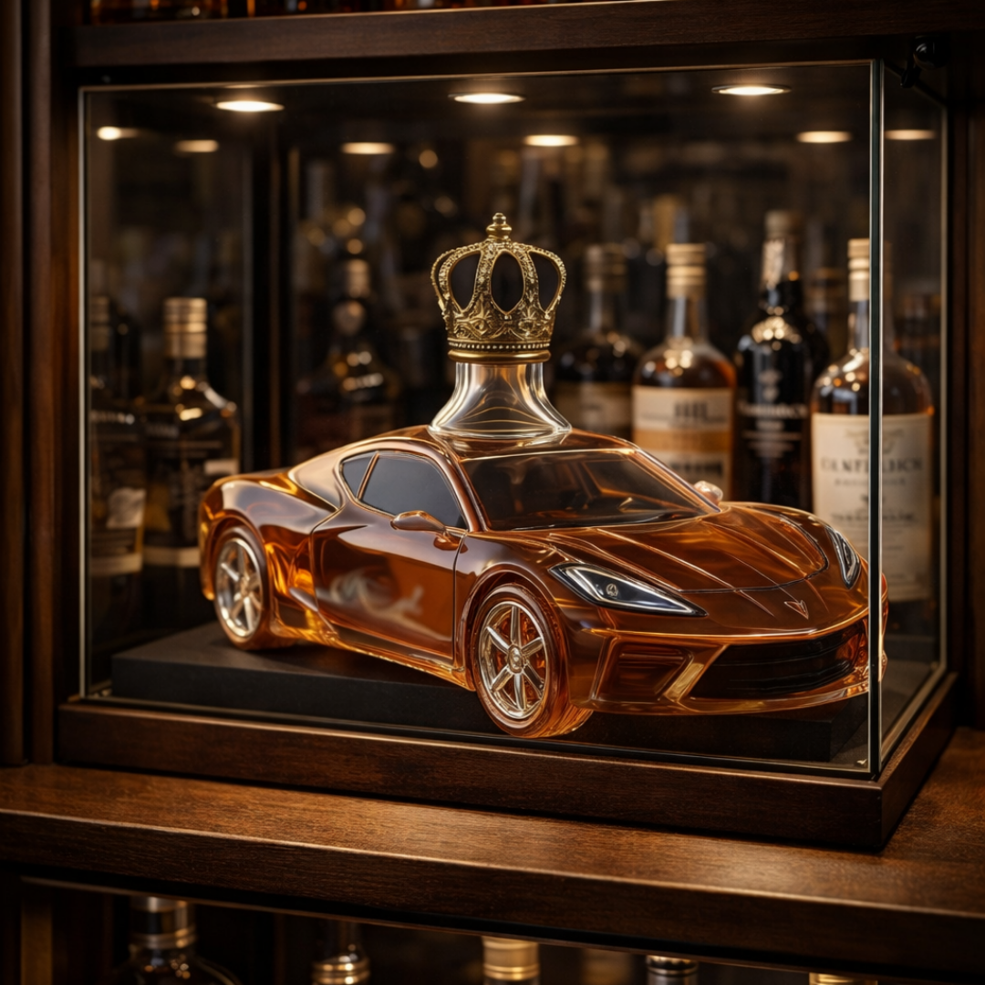 Whisky Bottle - Corvette Edition