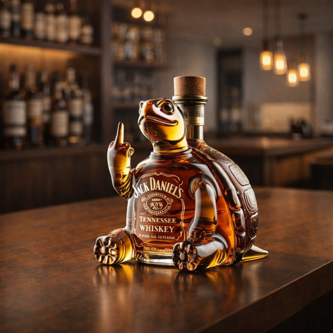 Jack Daniel's Whisky Bottle - Turtle Edition