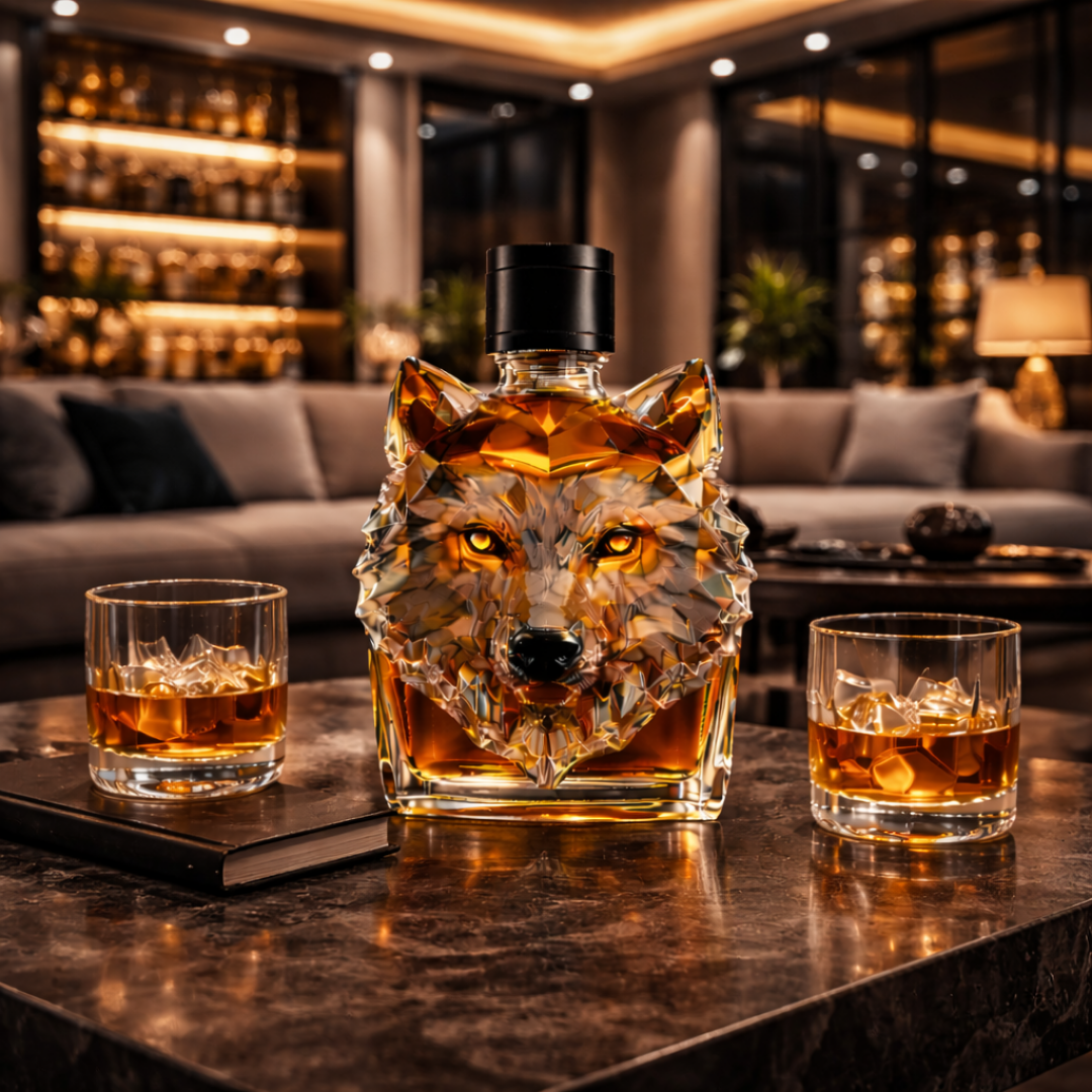 Whisky Bottle - Wolf Edition