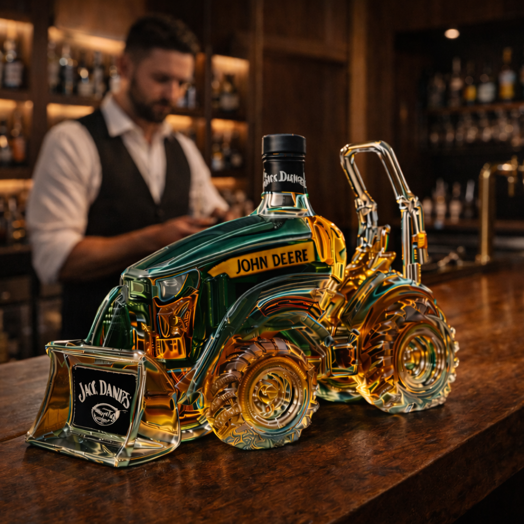 Jack Daniel's Whisky Bottle - Tractor Edition