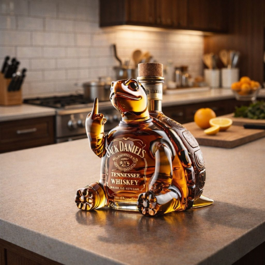 Jack Daniel's Whisky Bottle - Turtle Edition