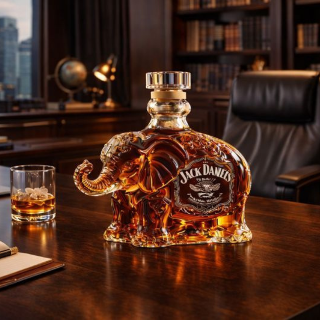 Jack Daniel's Whisky Bottle - Elephant Edition