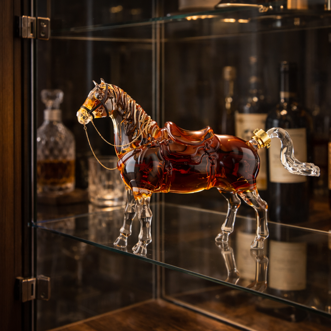 Whiskey Bottle - Horse Edition