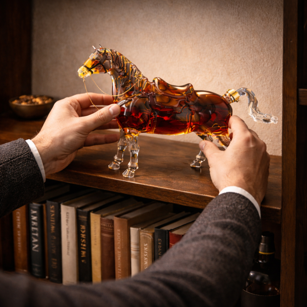 Whiskey Bottle - Horse Edition