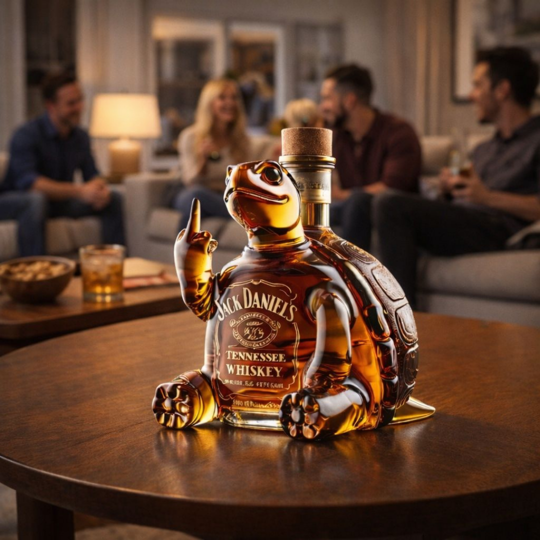 Jack Daniel's Whisky Bottle - Turtle Edition