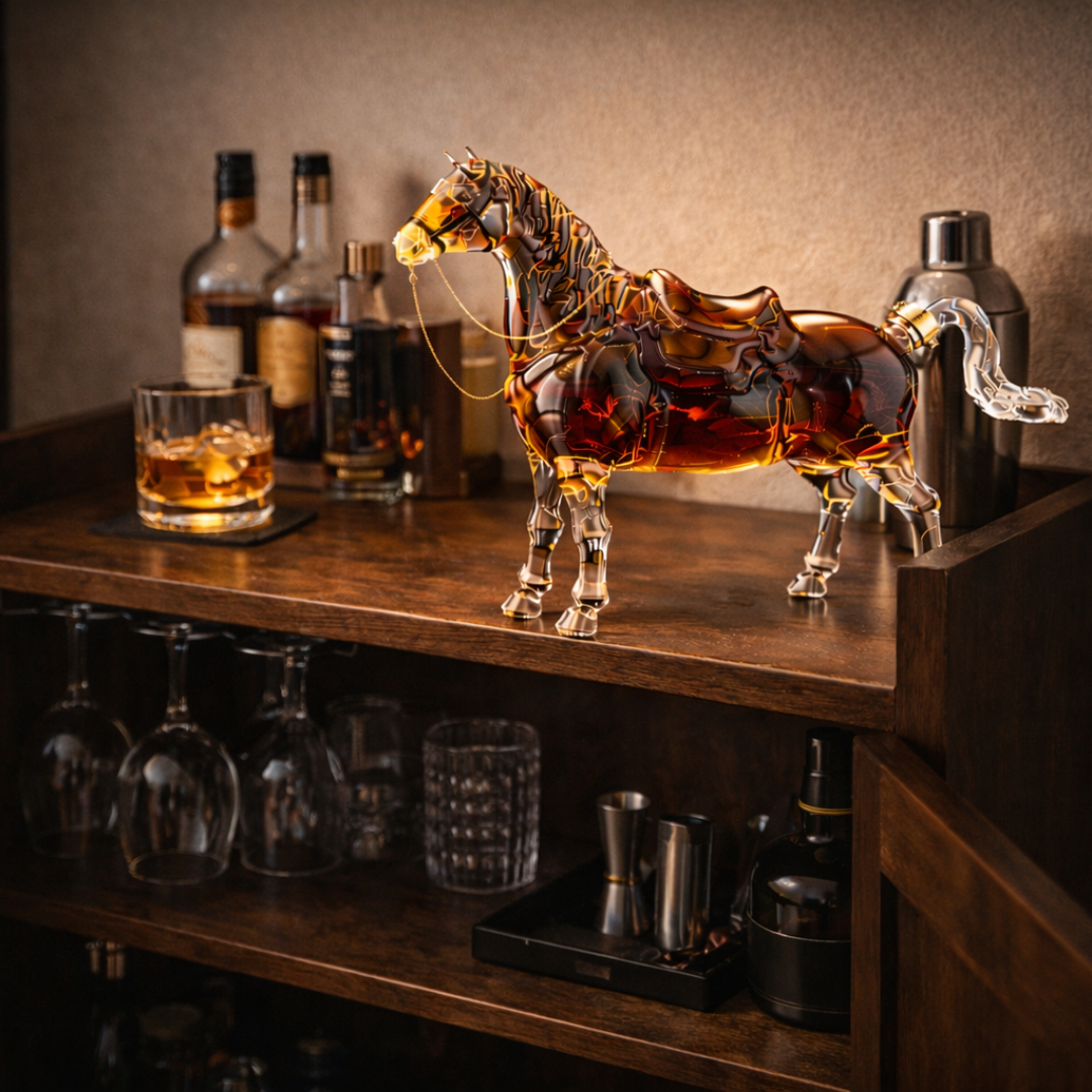 Whiskey Bottle - Horse Edition