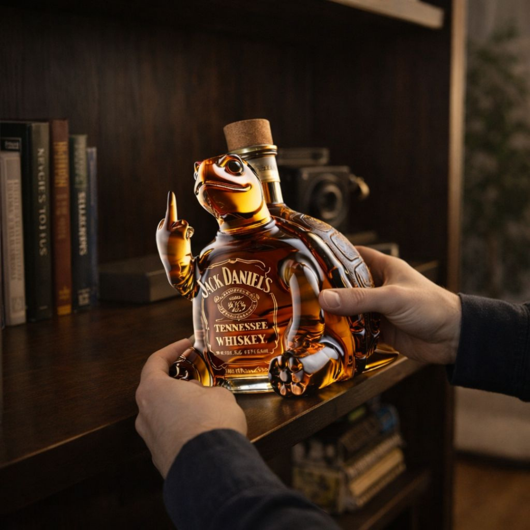 Jack Daniel's Whisky Bottle - Turtle Edition