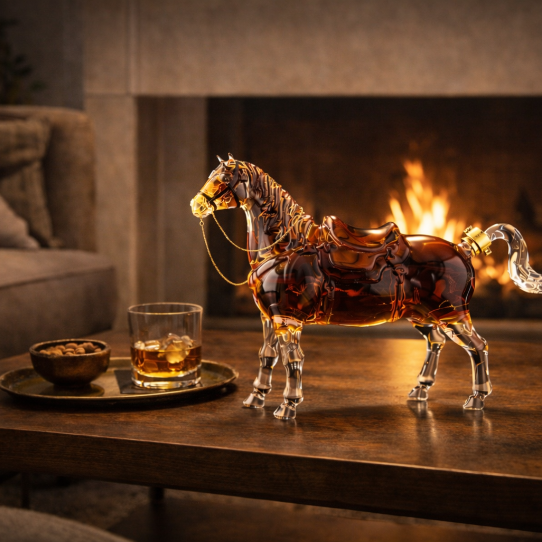 Whiskey Bottle - Horse Edition