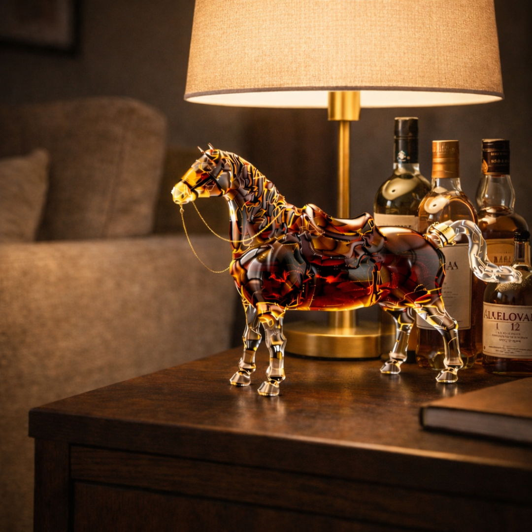 Whiskey Bottle - Horse Edition
