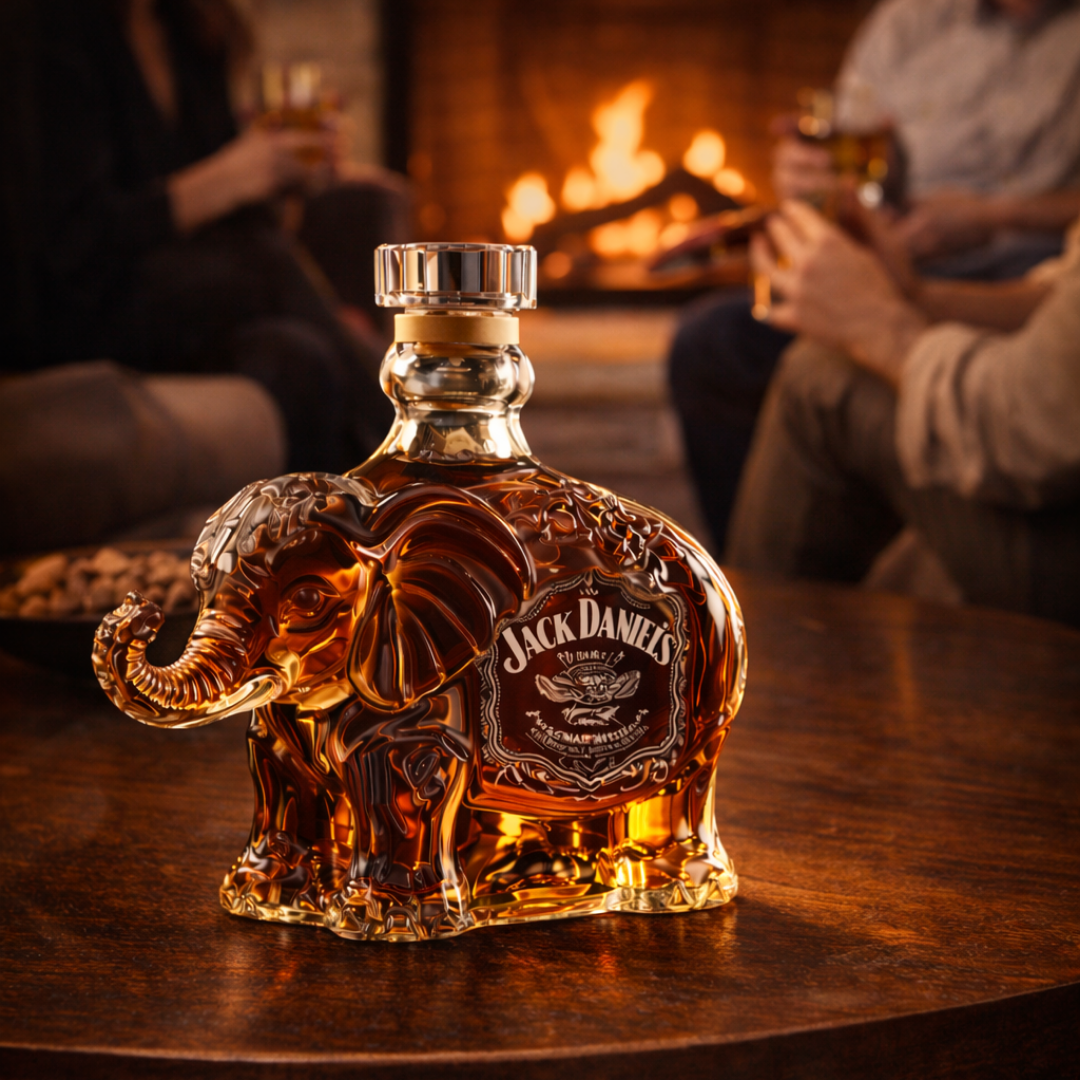 Jack Daniel's Whisky Bottle - Elephant Edition