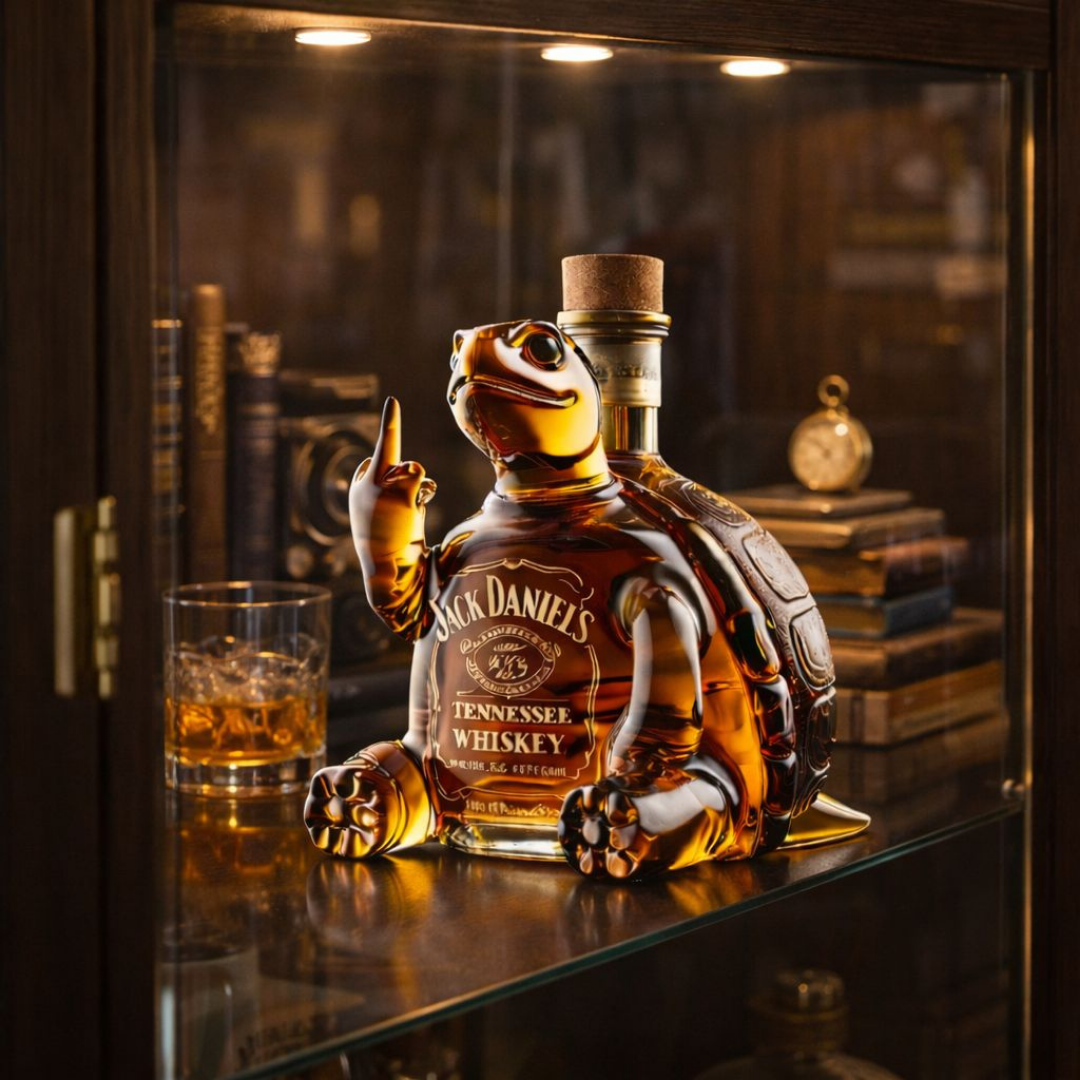 Jack Daniel's Whisky Bottle - Turtle Edition
