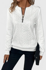 Zoey | Soft Knitted Jumper with Zip