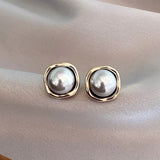 Demanding Black Pearl Earrings