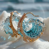 Earrings with the Spirit of the Sea